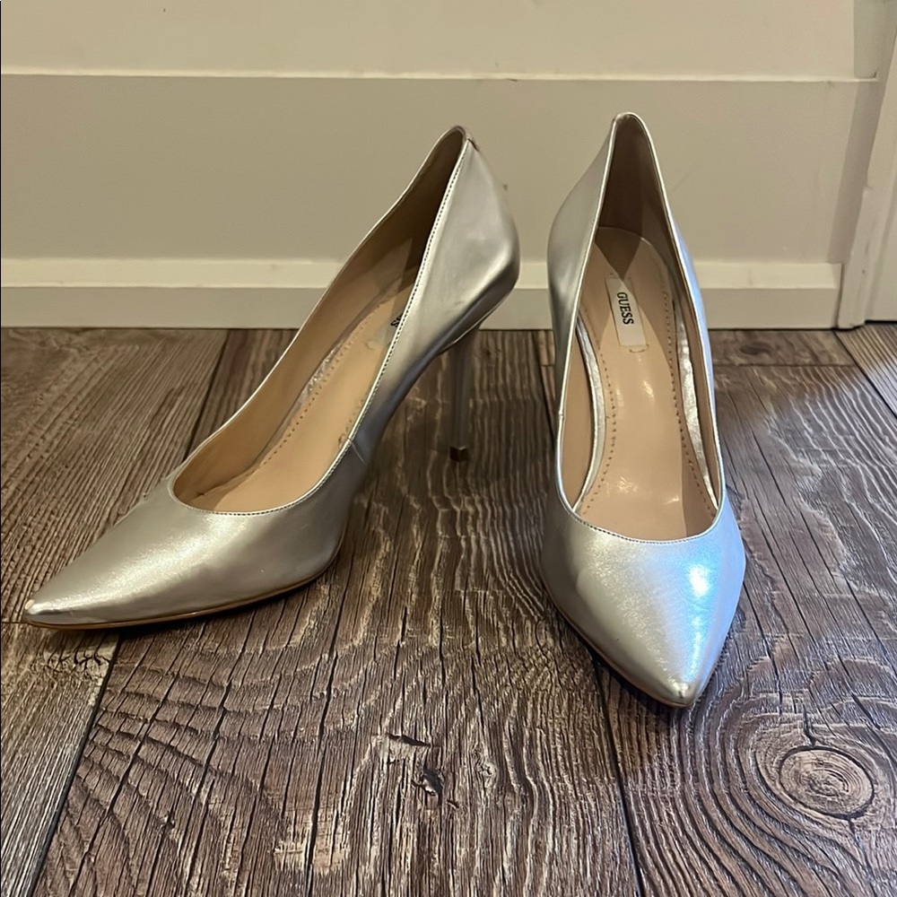 Guess Silver Women's Heels